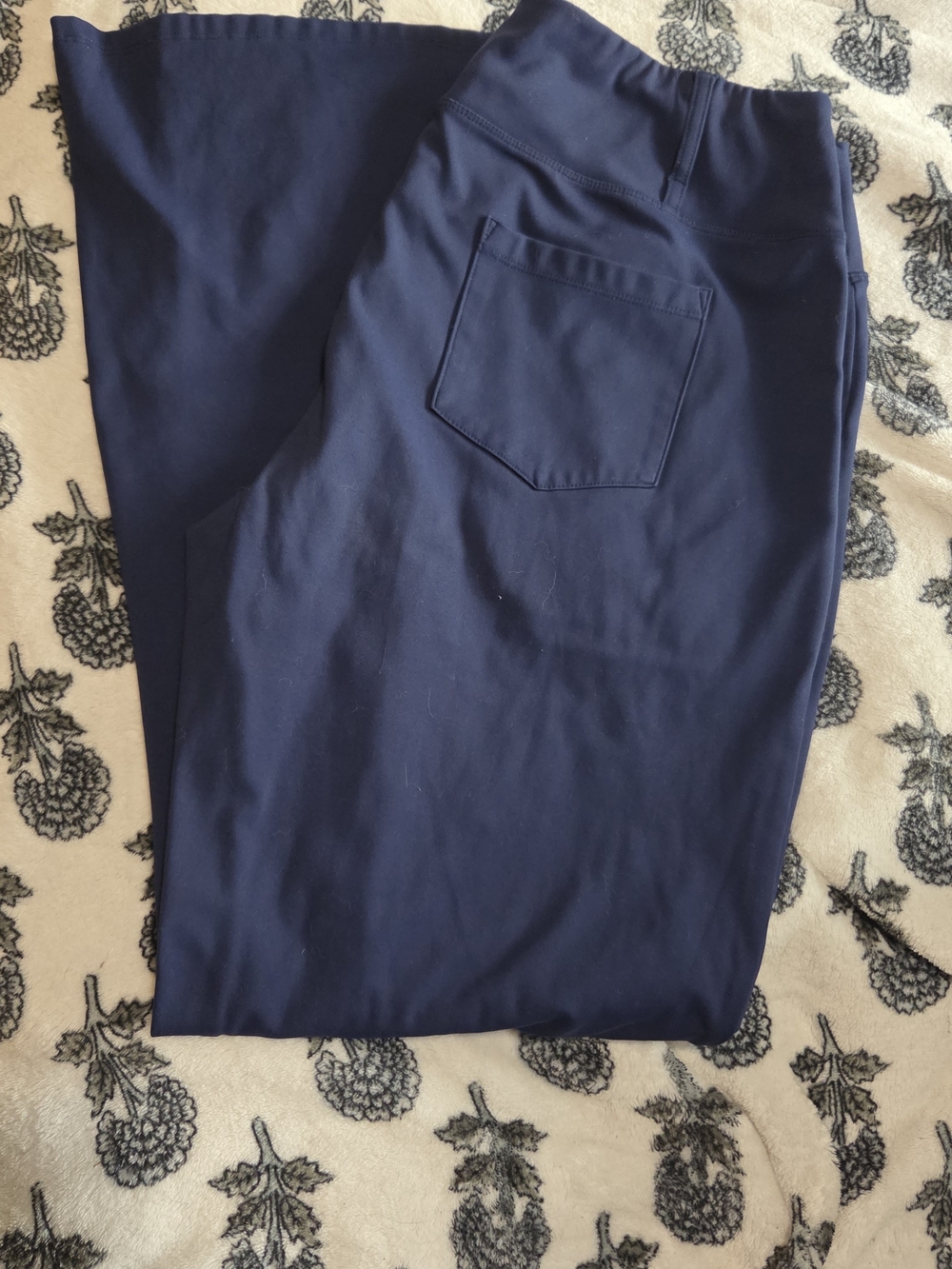CRZ YOGA Navy High-Waist Leggings with Back Pocket